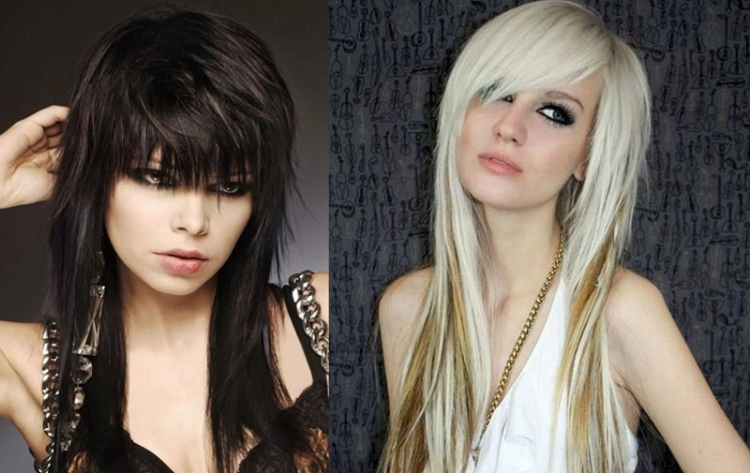 Échelle de coupe de cheveux pour cheveux longs