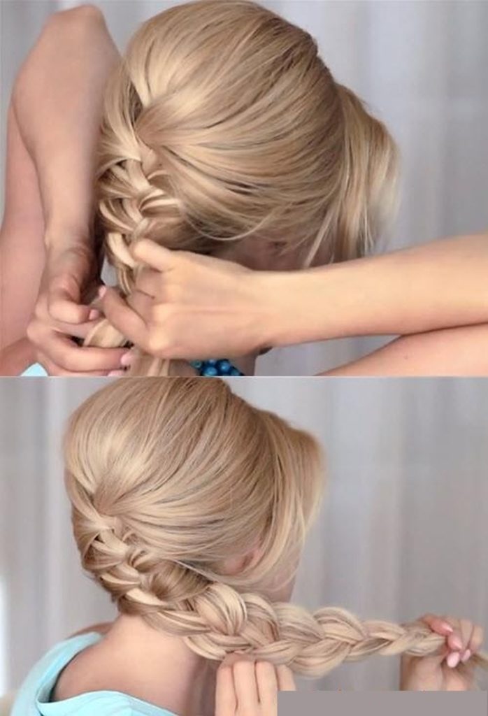 La coiffure d'Elsa de Frozen