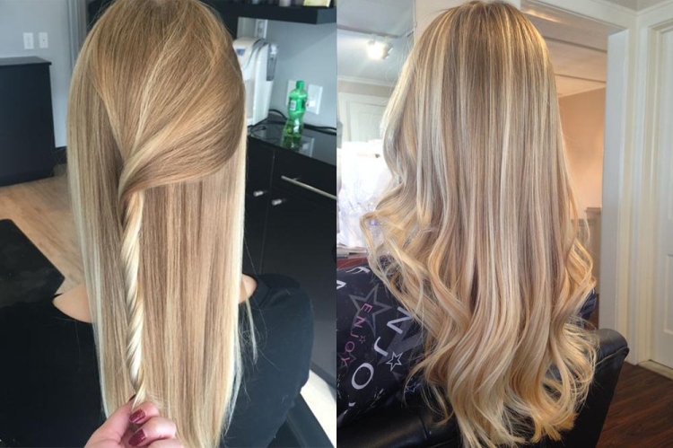 Photo bronzante pour cheveux châtain clair