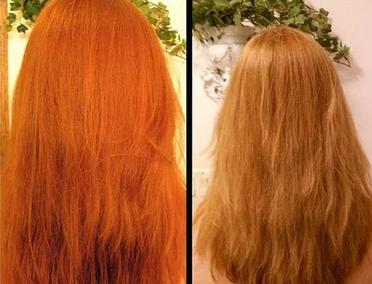 Comment enlever les cheveux roux des cheveux après la teinture