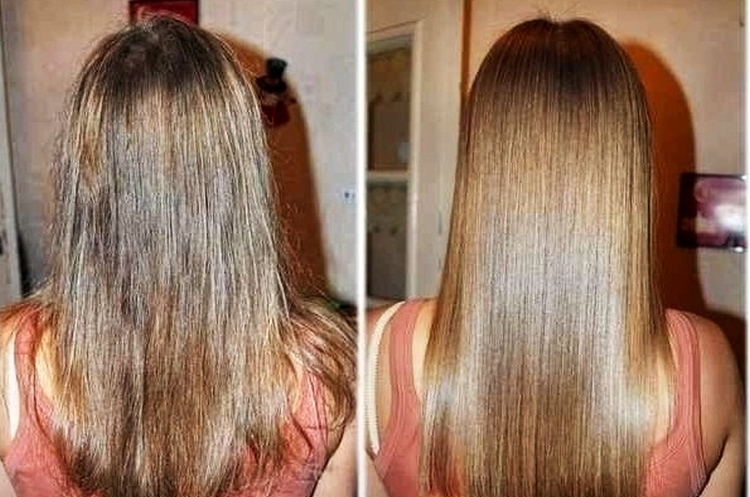 Tonification des cheveux photos avant et après