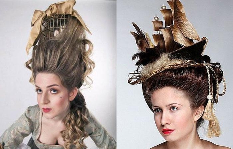 Coiffures hautes pour cheveux mi-longs
