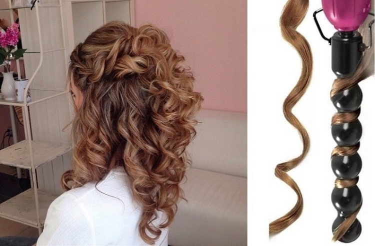Coiffures aux cheveux bouclés