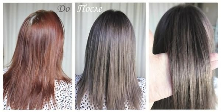 Tonification des cheveux photos avant et après