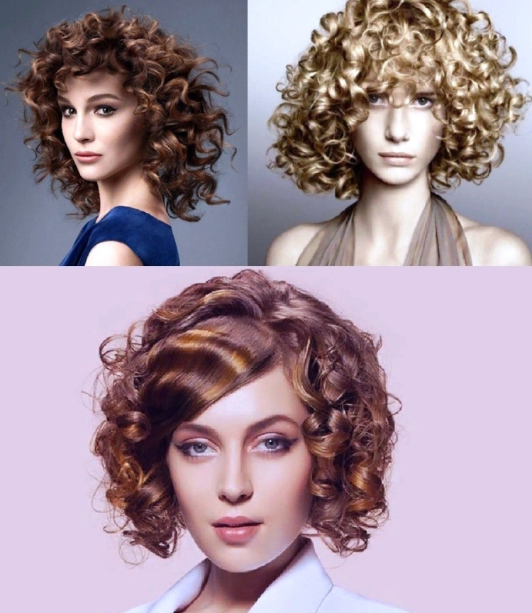 Chimie légère pour une photo de cheveux moyens