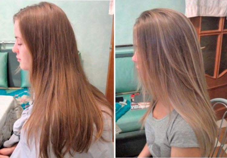 Photo bronzante pour cheveux châtain clair