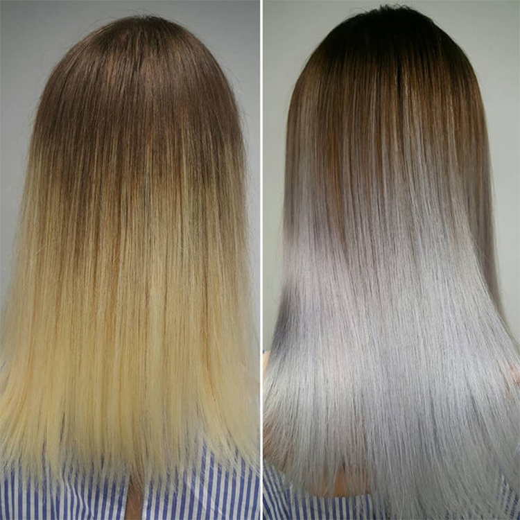 Comment enlever le jaunissement des cheveux après la décoloration