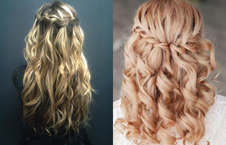 Coiffures aux cheveux bouclés