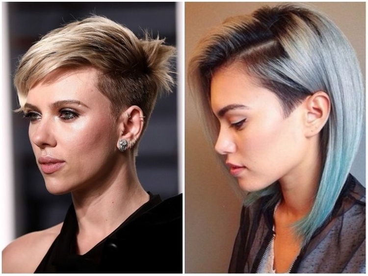Coupe de cheveux pour cheveux courts ajoutant du volume à la photo