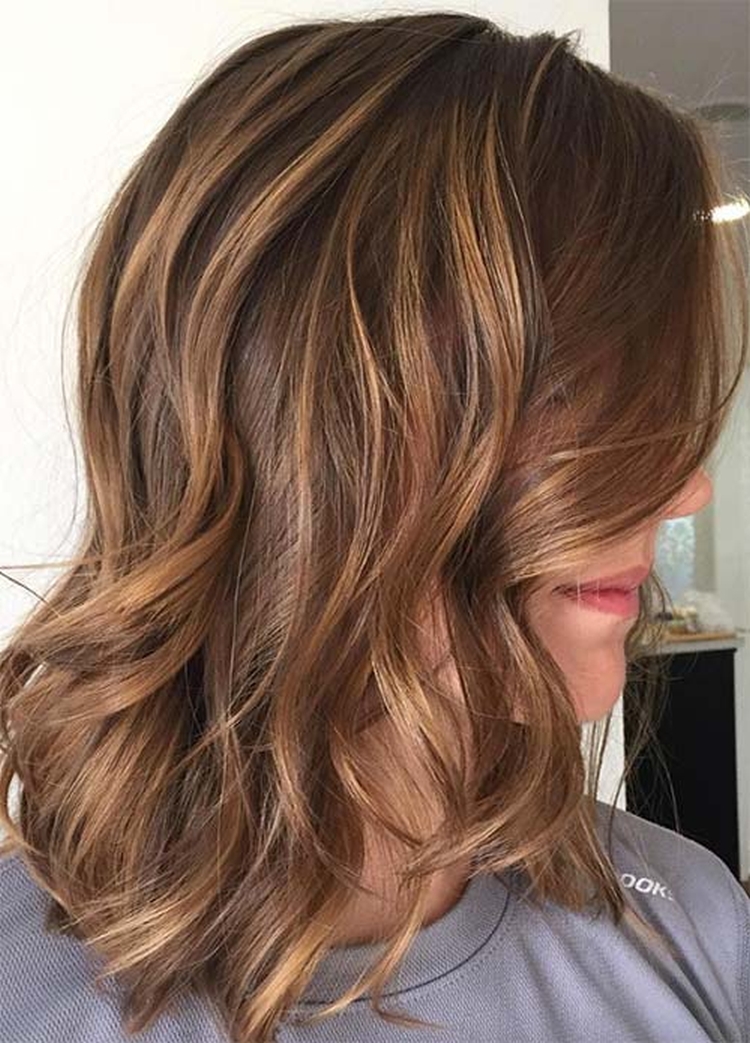 Cheveux bruns aux pointes blanches