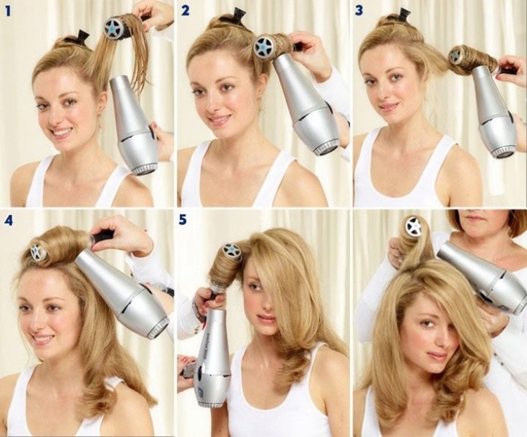 Échelle de coupe de cheveux pour cheveux longs
