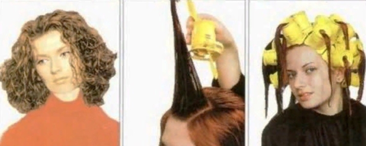 Chimie légère pour une photo de cheveux moyens