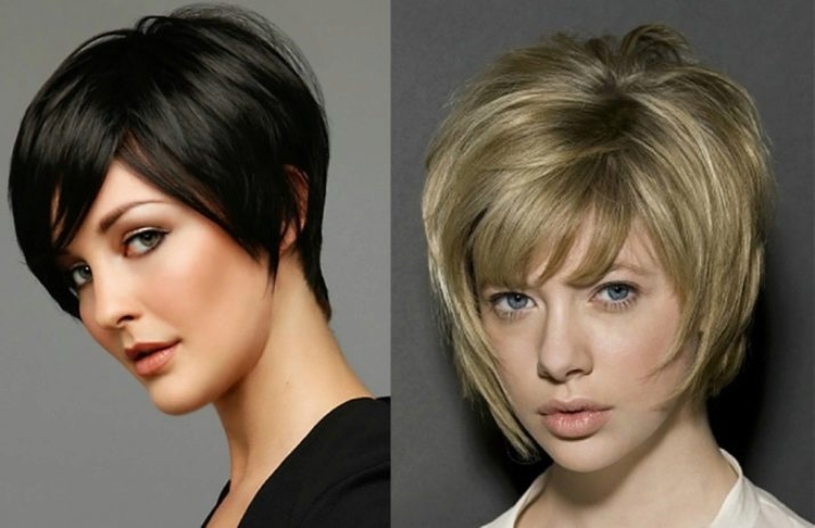 Coupe de cheveux pour cheveux courts ajoutant du volume à la photo