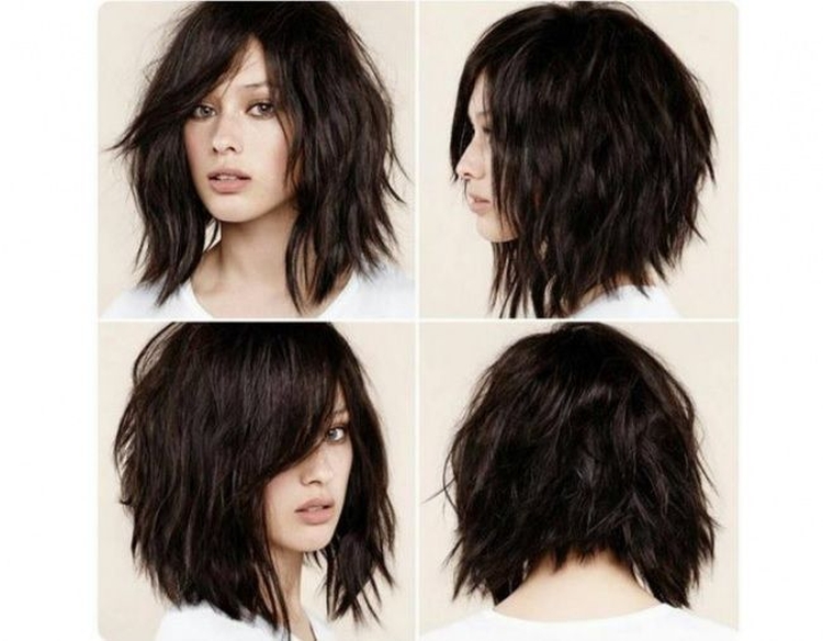Coupe de cheveux shaggy pour cheveux mi-longs