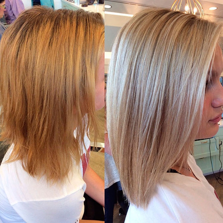 Tonification des cheveux photos avant et après