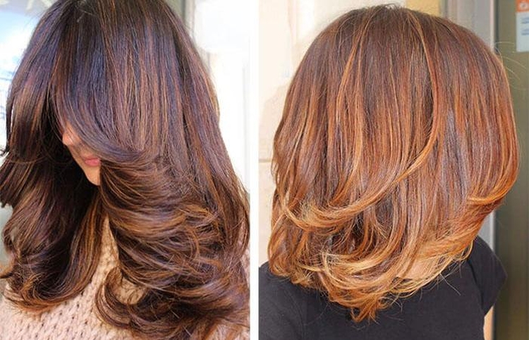 Échelle de coupe de cheveux pour cheveux longs