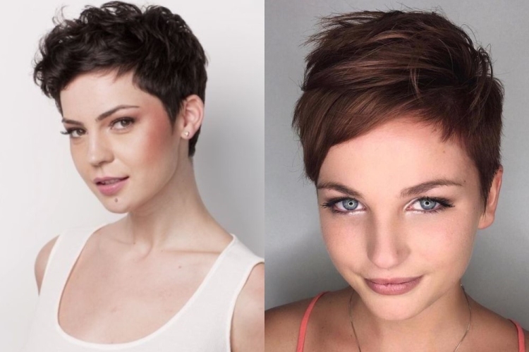 Coupe de cheveux pour cheveux courts ajoutant du volume à la photo