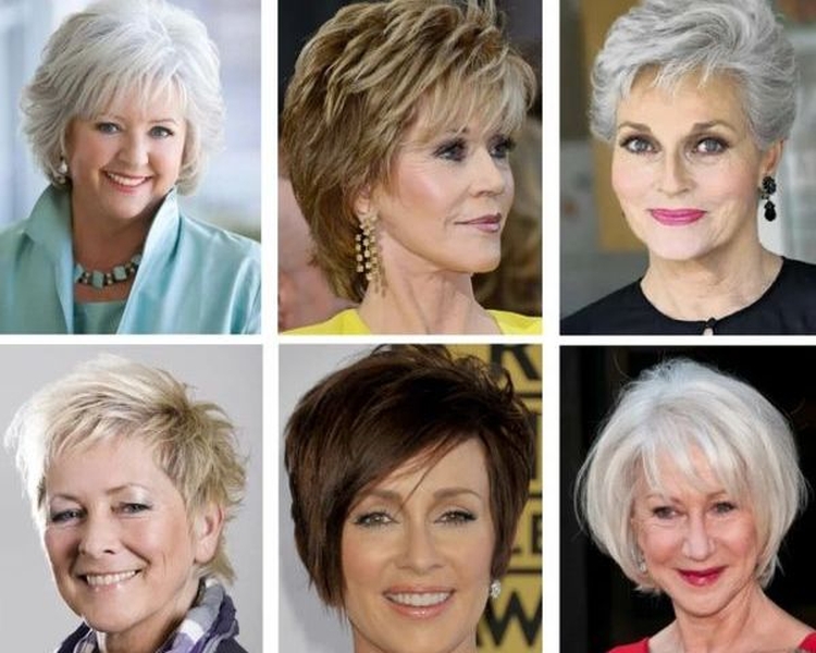 Coiffure courte pour une femme de 50 ans