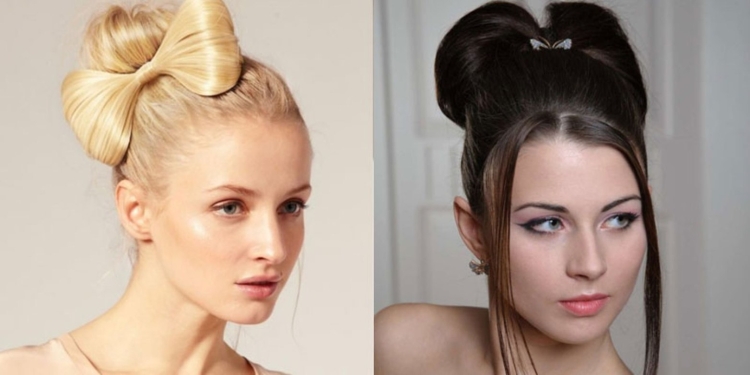 Coiffures pour cheveux mi-longs pour les invités du mariage