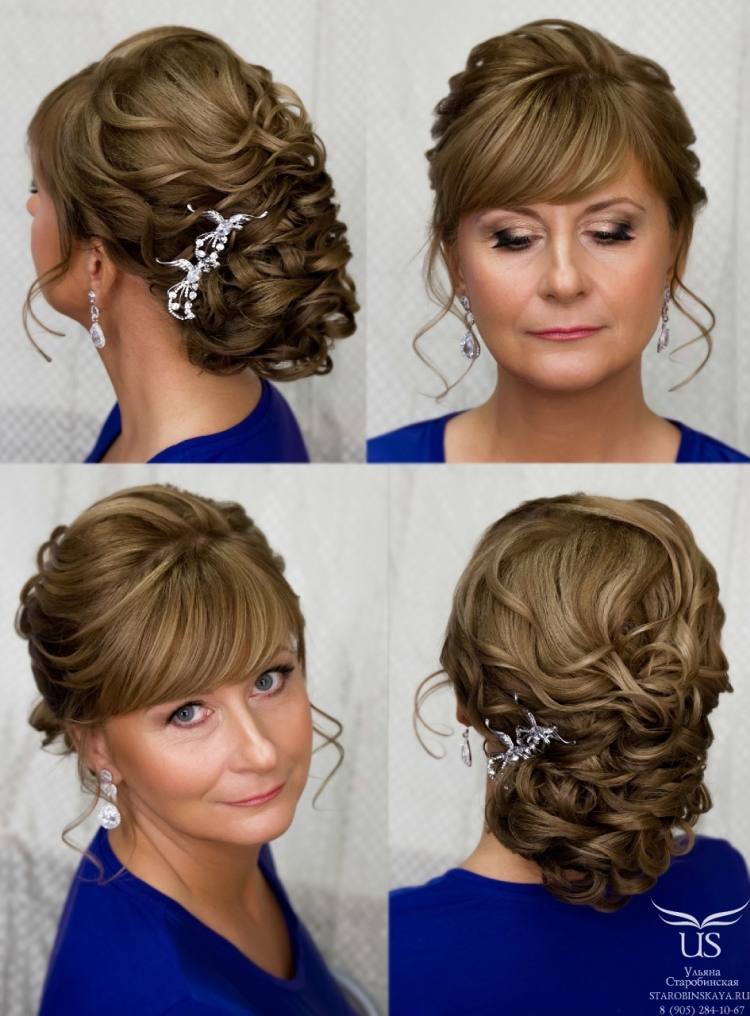 Coiffures pour la mère du marié pour le mariage