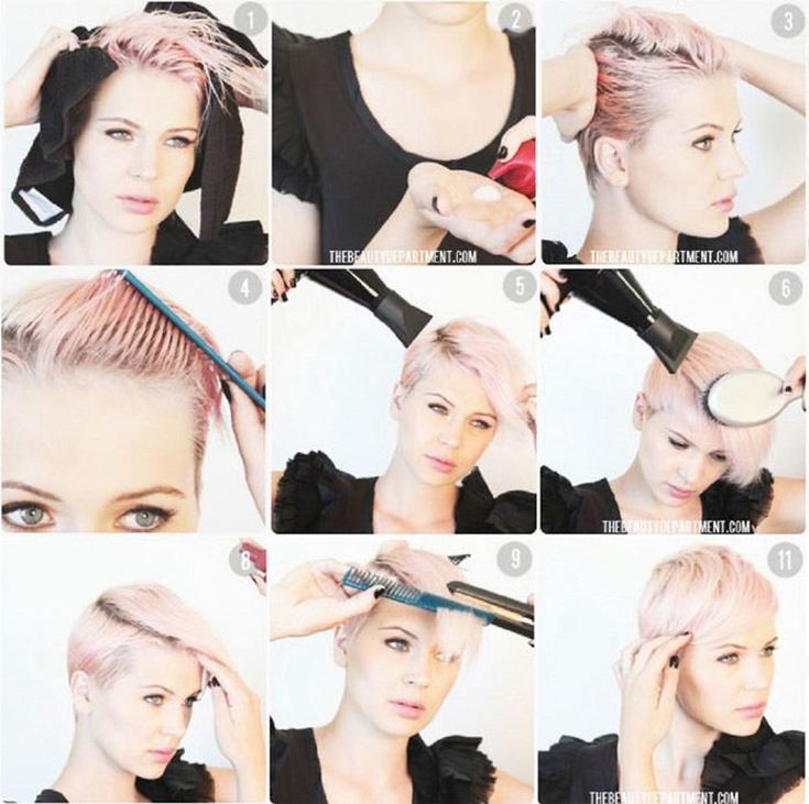 Comme c'est beau de collectionner les cheveux courts