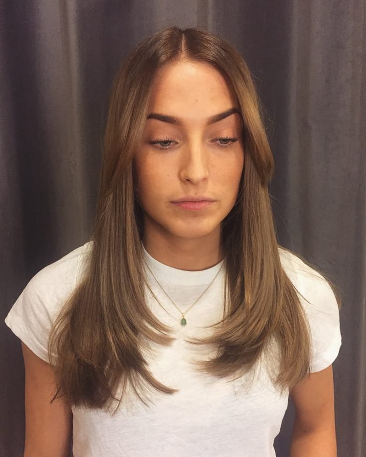 Couleur de cheveux noisette