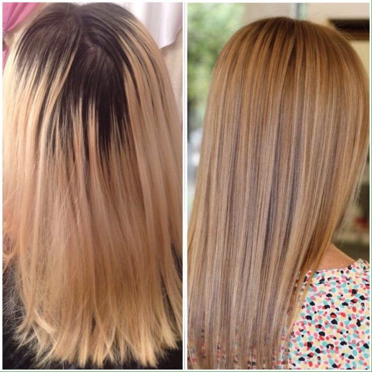 Égaliser la couleur des cheveux à la maison