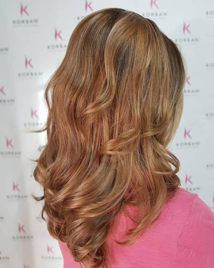 Couleur de cheveux noisette