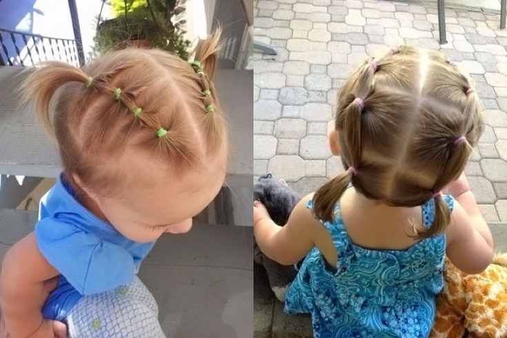 Coiffures pour enfants pour cheveux courts pour tous les jours à l'école et à la maternelle