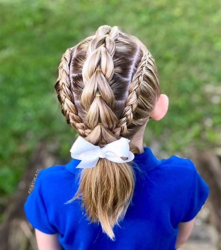 Coiffures pour enfants pour cheveux courts pour tous les jours à l'école et à la maternelle