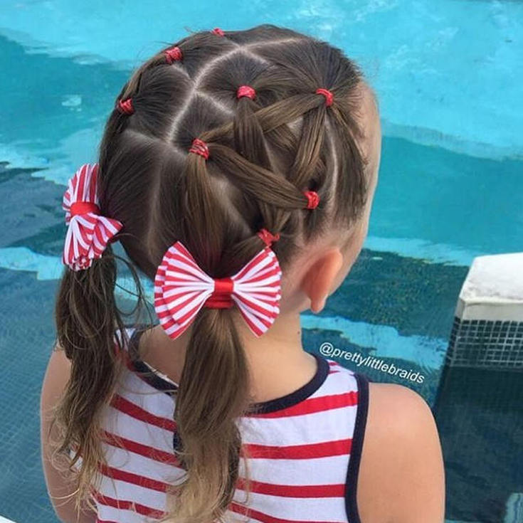 Coiffures pour enfants pour cheveux courts pour tous les jours à l'école et à la maternelle