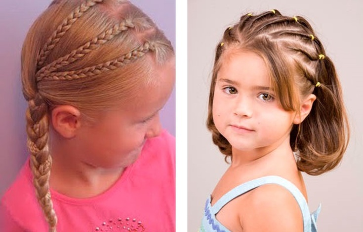 Coiffures pour enfants pour cheveux courts pour tous les jours à l'école et à la maternelle