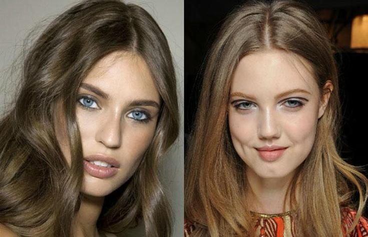 Couleur de cheveux noisette
