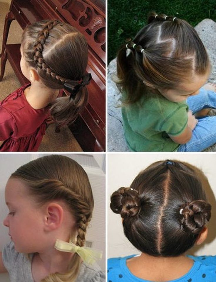 Coiffures pour enfants pour cheveux courts pour tous les jours à l'école et à la maternelle
