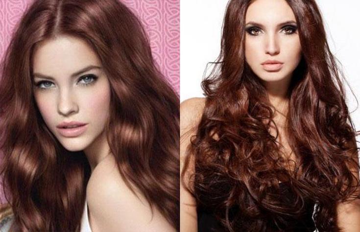 Couleur de cheveux noisette