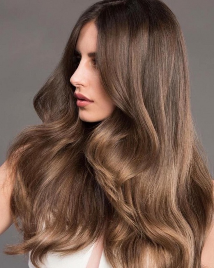 Couleurs de cheveux à la mode pour les femmes aux cheveux bruns et palette et recommandations pour la teinture