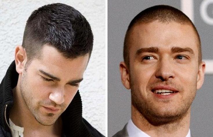 Coiffure homme semi-boîte