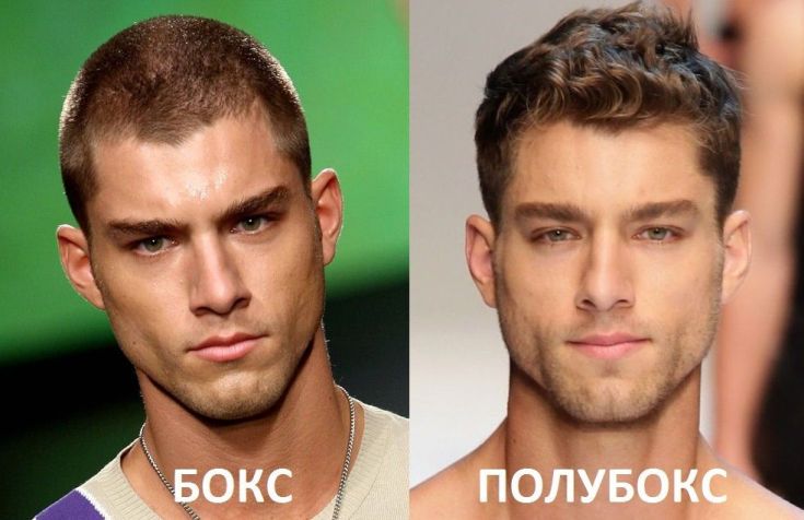 Coiffure homme semi-boîte