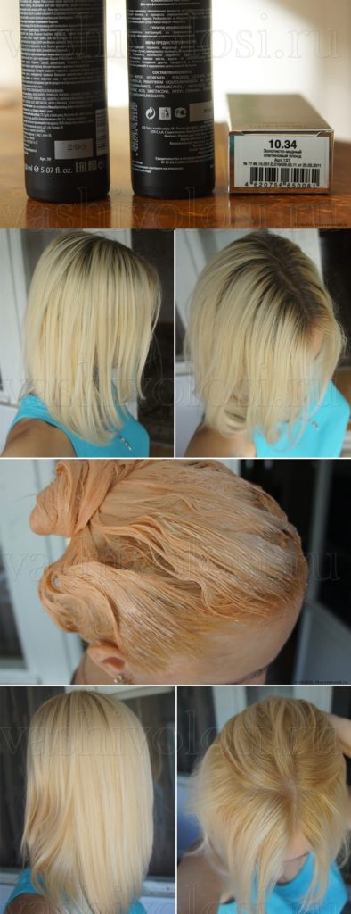 Une palette complète de couleurs de cheveux kapous par numéros avec des exemples de noms et de photos