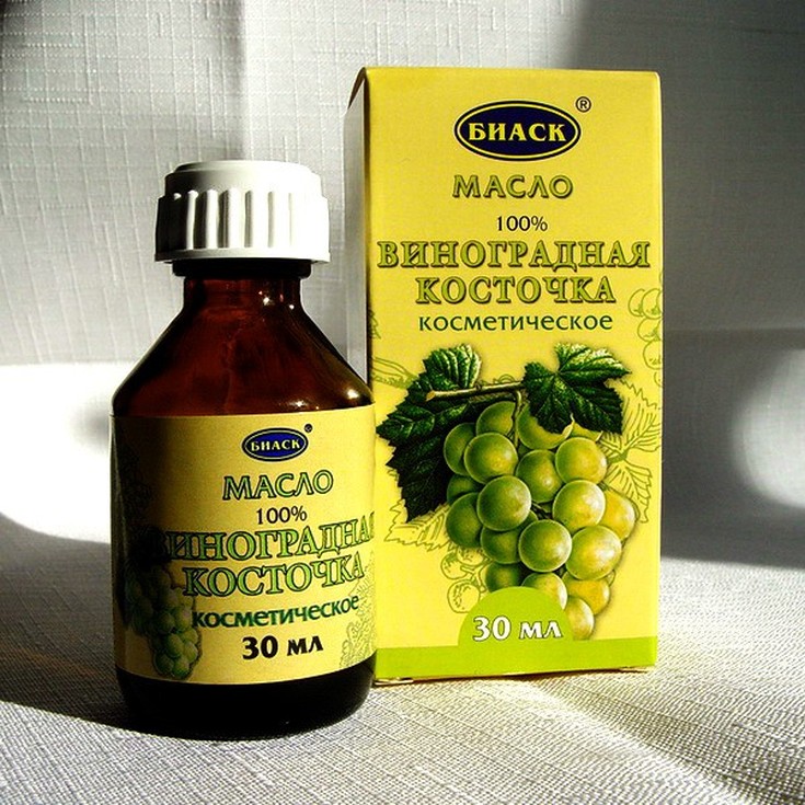 Huile de pépins de raisin pour cheveux