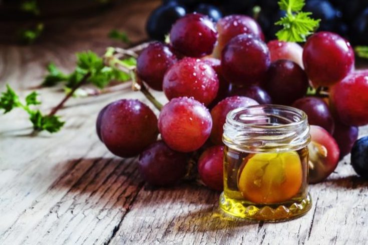 Huile de pépins de raisin pour cheveux