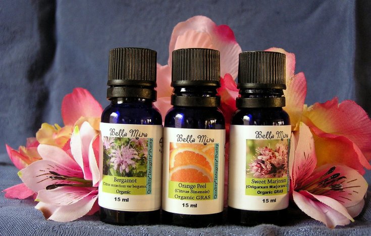 Huiles essentielles pour cheveux