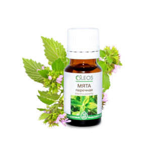 Huile de menthe poivrée pour les cheveux