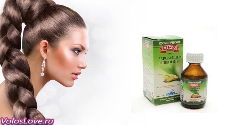 Huile de germe de blé pour cheveux