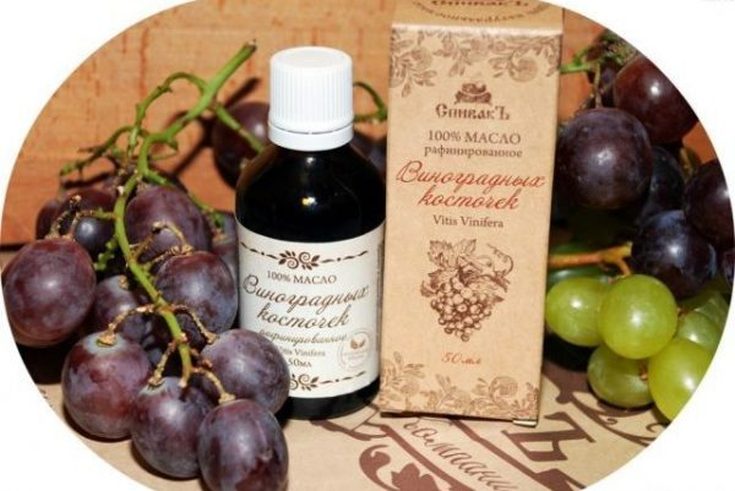 Huile capillaire au raisin