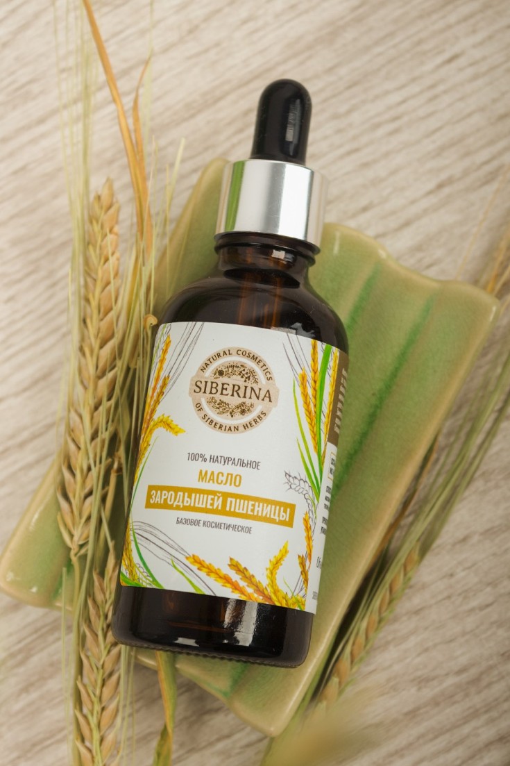 Huile de germe de blé pour cheveux