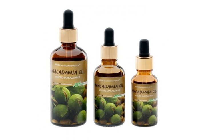 Huile de macadamia pour cheveux