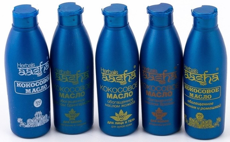 L'huile de coco pour les cheveux