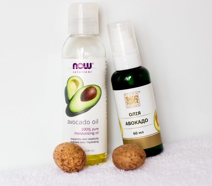Huile d'avocat pour les cheveux