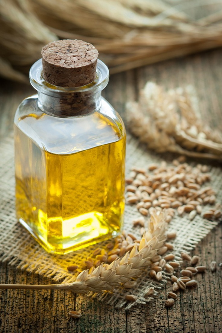 Huile de germe de blé pour cheveux